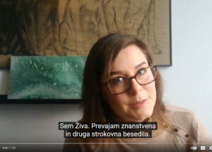 Uvodni video "Če nisi preveden, ne obstajaš"