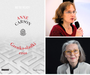 Nobelovka Ann Carson v prevodu jermanovke Nade Grošelj 1 Pasica za FB Carson in Nada
