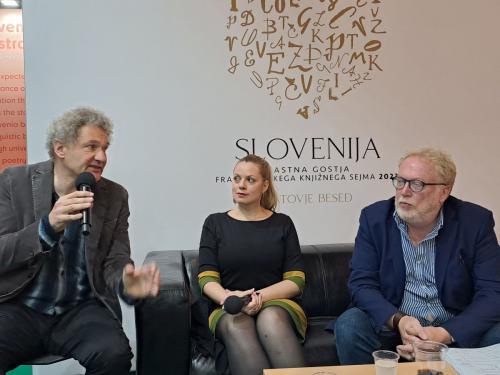 Tomas Friedmann, Tanja Petrič in Florian Höllerer