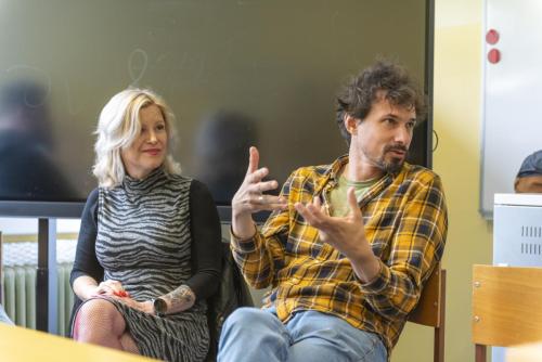 Gostovanje nominirancev za nagrado Vasje Cerarja 2024 na Filozofski fakulteti v Mariboru